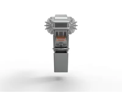 Prototype Phaser from Star Trek 2 The Wrath of Khan 1982 3D print model