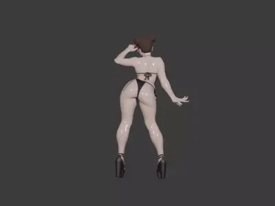 Chun-Li  Street Fighter Inspired 3D Character Model  3D model