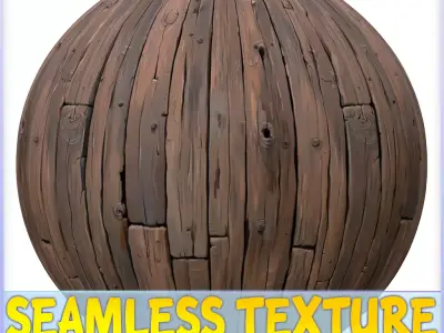 Stylized Wood Floor Seamless Texture Texture 10