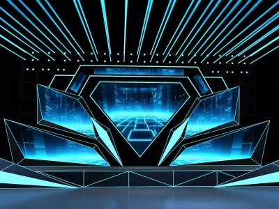 Concert Stage 06 design 3D model