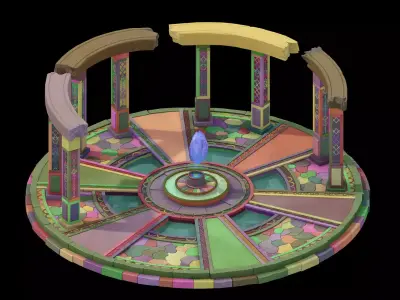 Moon City - Pool 12 3D model