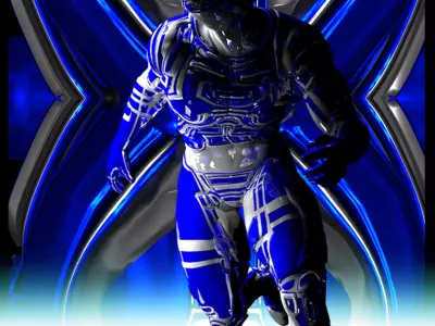 Daz Robot Low-poly 3D model