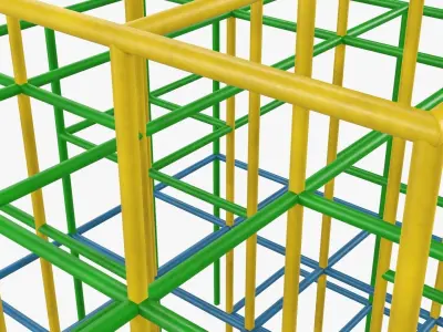 Jungle labyrinth 3D model