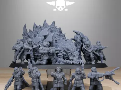 Vaskar Hunters 3D print model