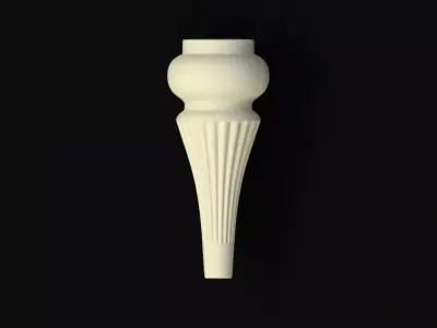 leg High quality 3d models for processing on a cnc machine  3D model 2