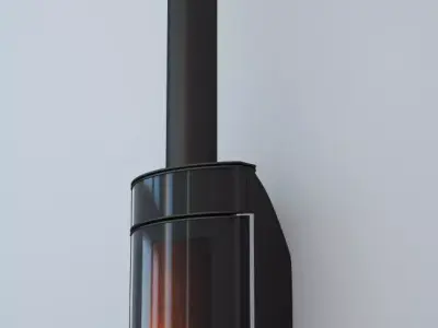 Wood Stove FS Low-poly 3D model
