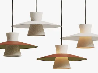 Fly pendant lamp 3D model