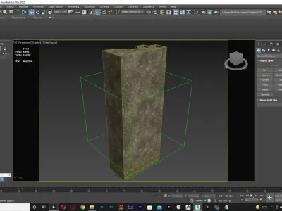 Building Model with windows in it Free low-poly 3D model