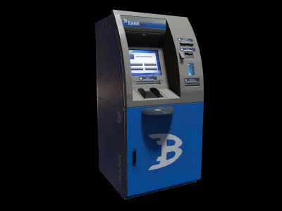 ATM Bank 24 Low-poly 3D model