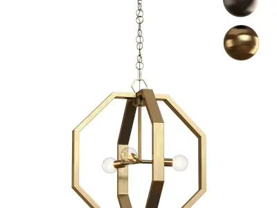 Crate and Barrel - Cooper Chandelier 3D model