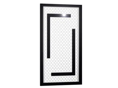 Door Screen with Star of David 3D model