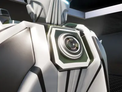 Human robot 3D model