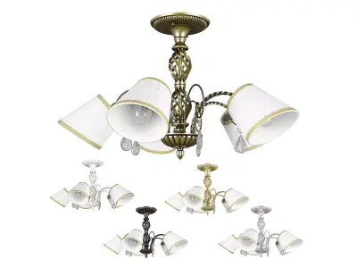 682 796 05x Esedra Lightstar Chandelier 3D model