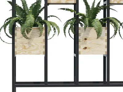 AIKO Planter Rack 3D model