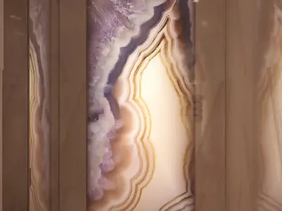 Gem Glass Cliff Boulder Lagoon Texture