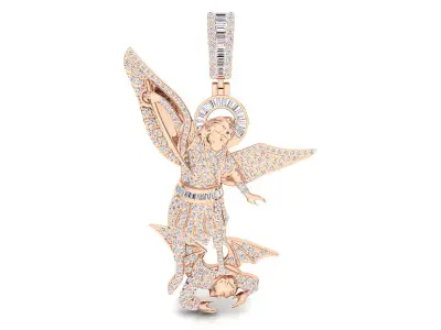 SAINT MICHAEL ARCH ANGEL PIECE 3D print model