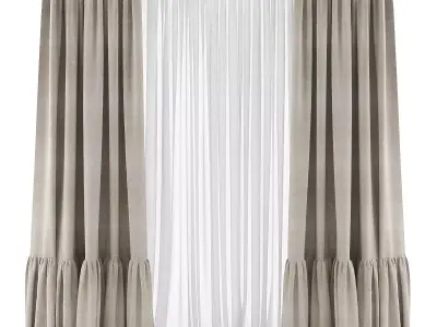 Curtain 3D model 87 3D model