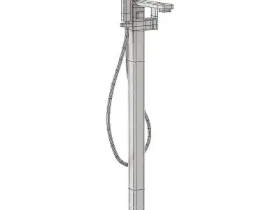 MyLife Clearance Quadro Easy-Plumb Floor Standing Bath Shower  3D model