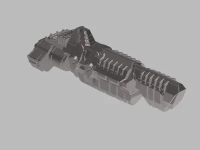 FLEET CORE - SG6 FED UNION FRIGATE 3D print model