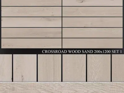 ABK Crossroad Wood Sand 200x1200 Set 1 3D model