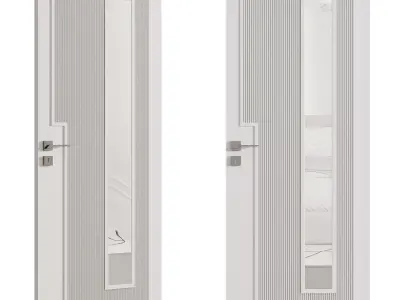 Interior door 19 Low-poly 3D model