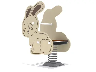 Playground - Rabbit Rider Low-poly 3D model