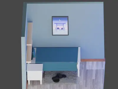 bedroom Free 3D model order