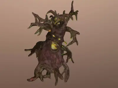 Monster Ugly Tree Low-poly 3D model