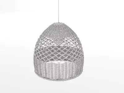  Woven Pendant Lights 3D model