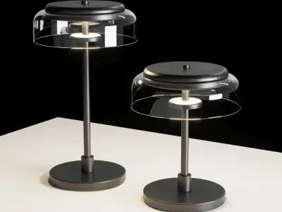 blossi table lamp Low-poly 3D model