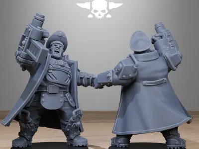 GrimGuard Armored Mutants 3D print model