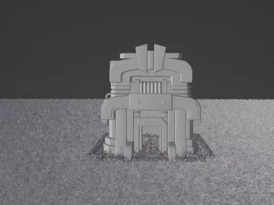 Clash Of Clans Low-poly 3D model