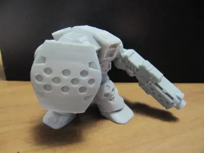 CHIBI-TECH SD - SHIELD TYPE-A ARM      3D print model