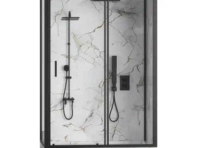 Shower cabin 07 3D model