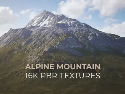 Atlas - Alpine Mountain 3D model
