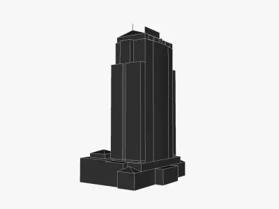 Quay West Apartment Low-poly 3D model