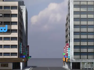 TW Street 008 3D model