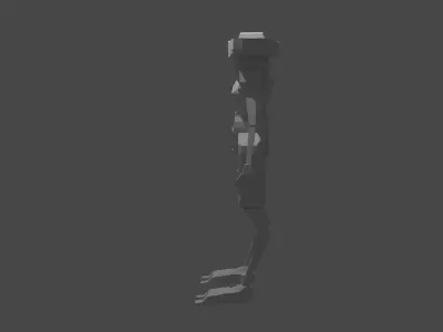 Cowboy robot  3D model