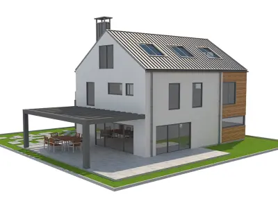 Modern House 2 3D model