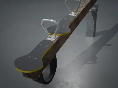 Seesaw 3d 3D model
