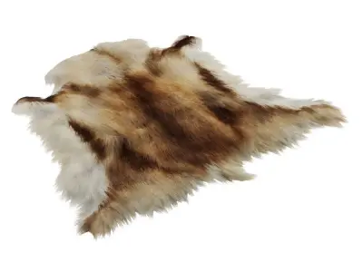 Furry Reindeer Skin 3D model