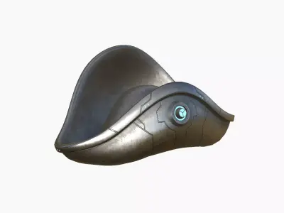 SciFi Pirate Hat A01 - Futuristic Character Design Low-poly 3D model