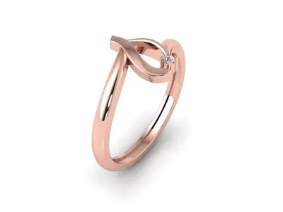 Simple Light Weight Ring  Free 3D print model