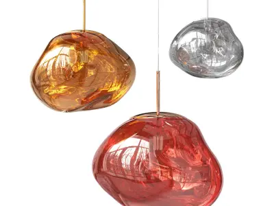 Moderne lava hanglamp 3D model