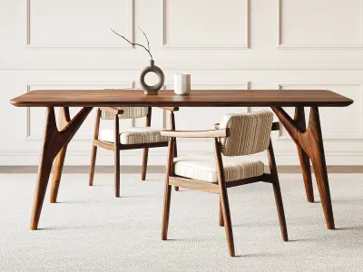 Dining Room Interior  ID410 3D model