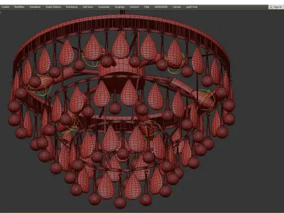 Freude Chandelier 50 Low-poly 3D model