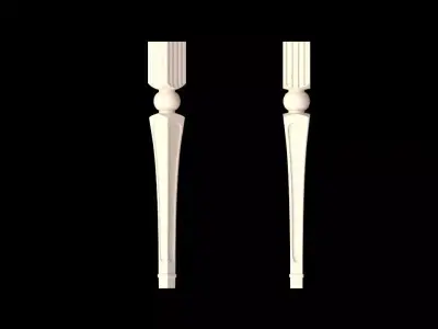 leg High quality 3d models for processing on a cnc machine  3D model purchase