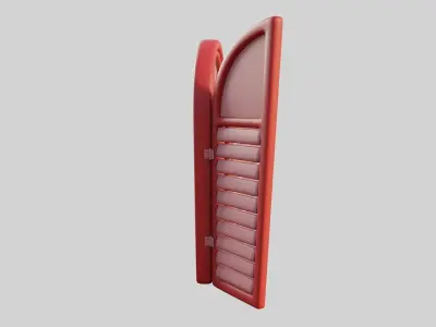 Cartoon Window 23b 3D model