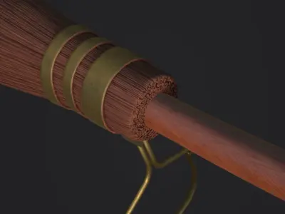 Nimbus 2000 - Harry Potter Low-poly 3D model