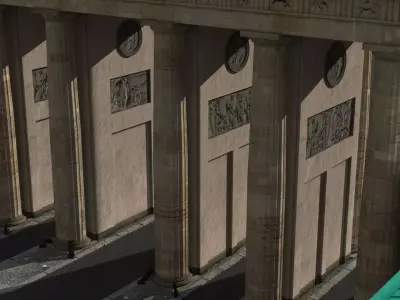 Brandenburg Gate 3D model